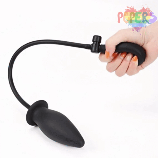 Şişirme Özellikli Yumuşak Silikon Anal Açıcı Genişletici Anal Plug